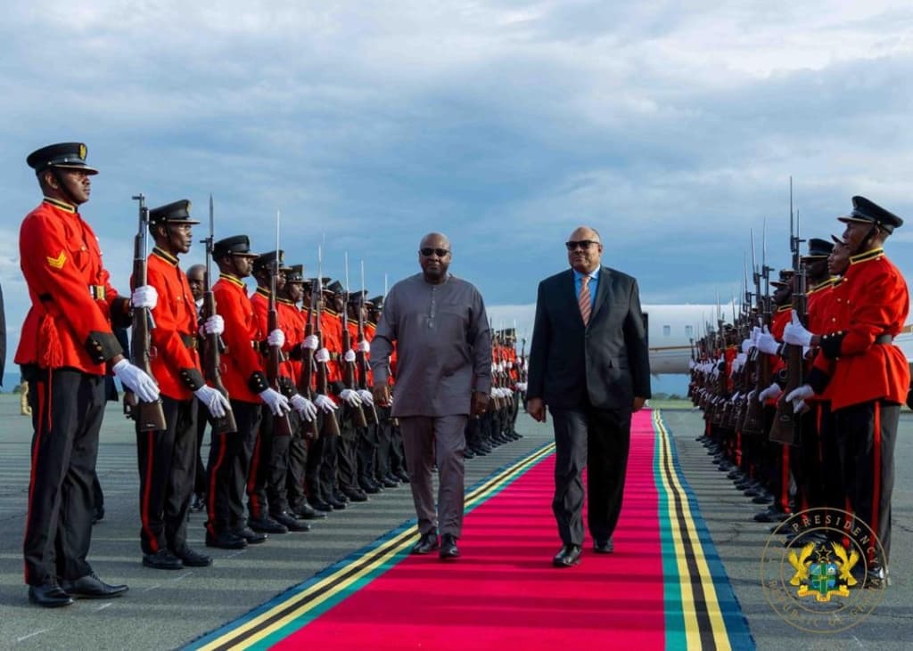 Mahama arrives in Tanzania to address African Court on human, peoples’ rights