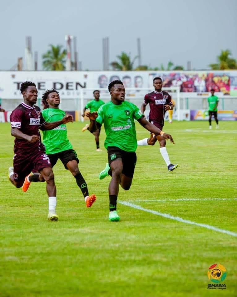 Tweneboa strikes as Holy Stars edge 10-man Hearts of Lions at Ampain