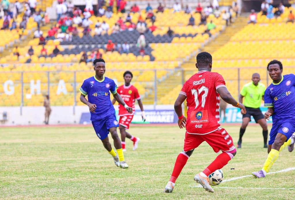 GPL 2025/26: Asante Kotoko held by 10-man Vision FC