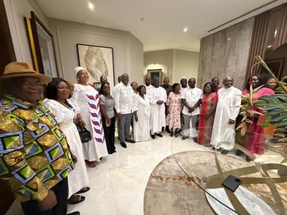 NPP National Patrons storm Bawumia’s residence to pledge election 2028 support