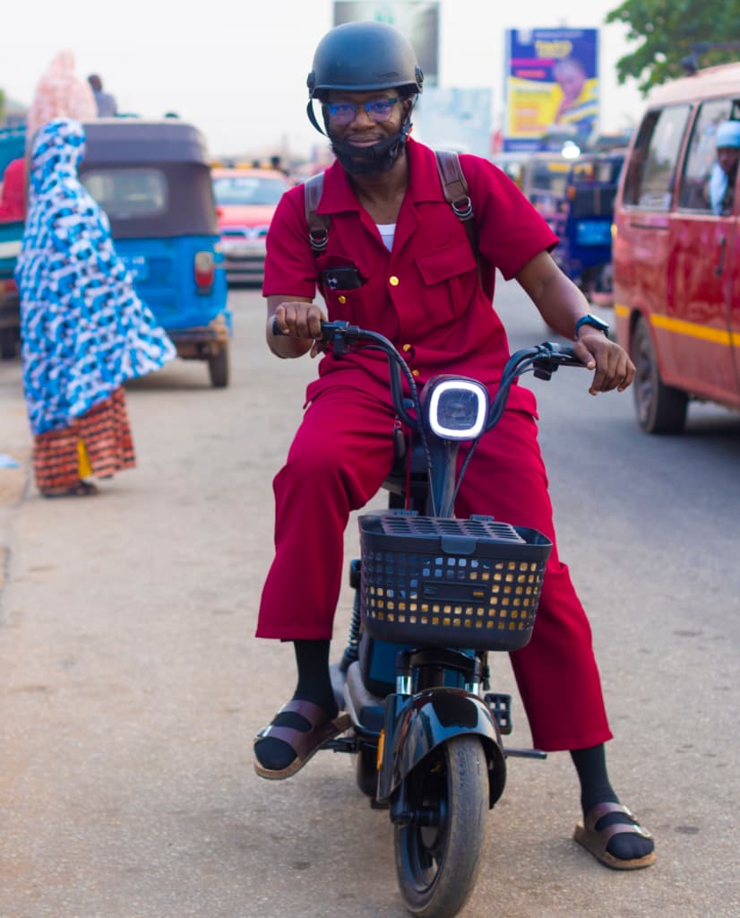 A quiet ride through Kumasi: How a climate journalist is rethinking urban transport