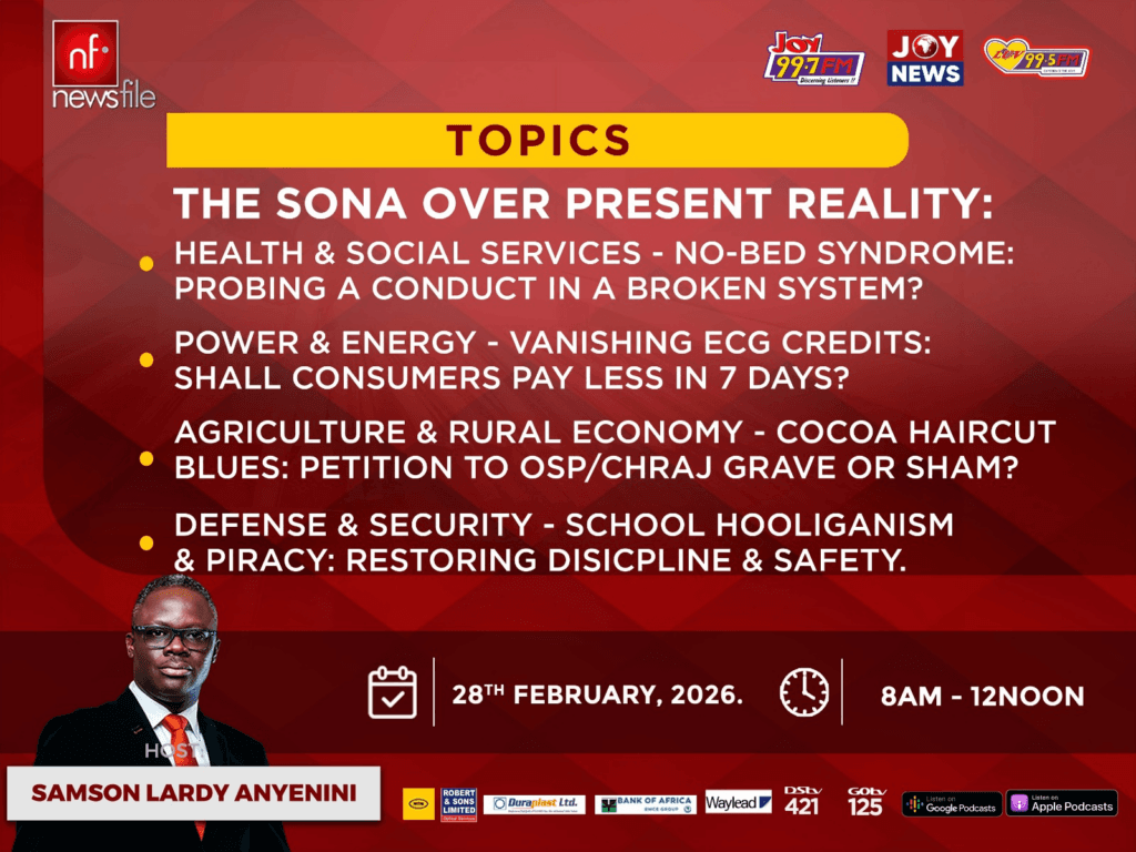 Newsfile to discuss 2026 SONA and present reality this Saturday