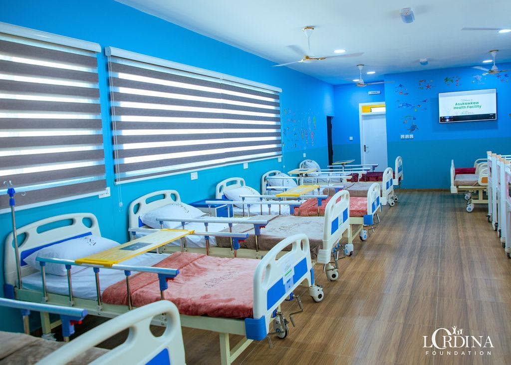 Photos: Lordina Foundation gifts Asukawkaw Community a maternity and children’s health facility